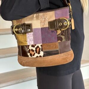 Coach Patchwork Shoulder Bag